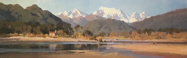 Brent Trolle  |Sunset Jacobs River |  | McATamney Gallery and Design Store | Geraldine | NZ